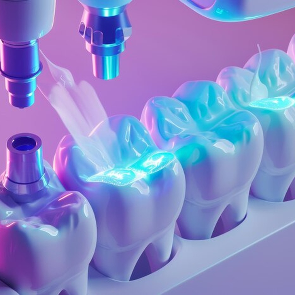 3D clinical illustration of Composite Filling