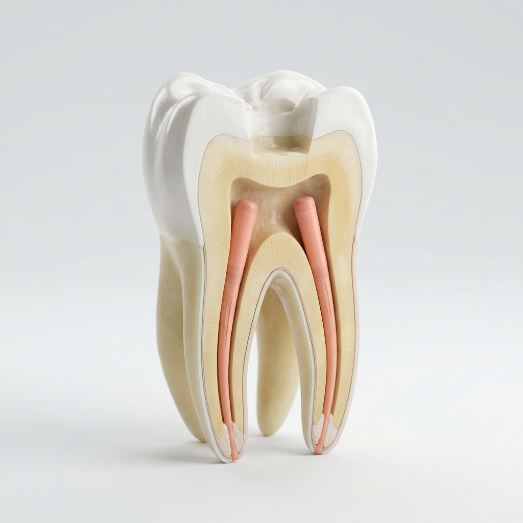 3D clinical illustration of Root Canal Treatment
