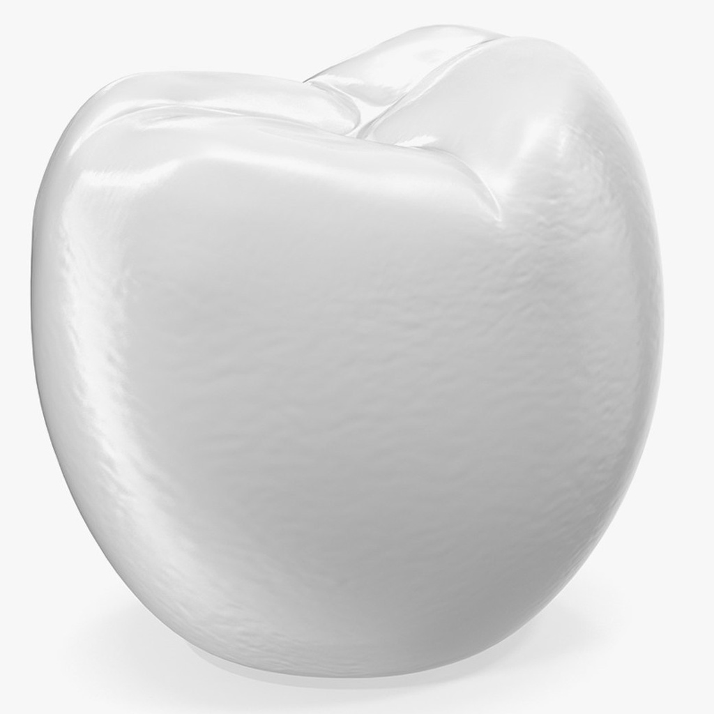 3D clinical illustration of Zirconia Crown